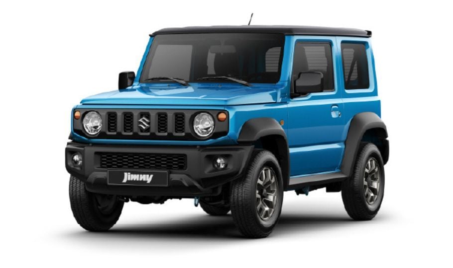 Jimny 3DR - Brisk Blue & Midnight Black Pearl