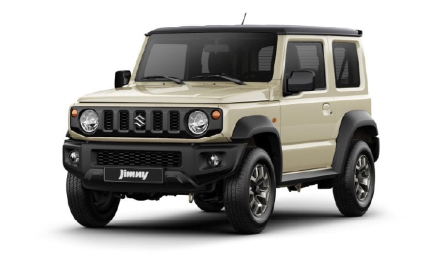 Jimny 3DR - Chiffon Ivory & Midnight Black Pearl