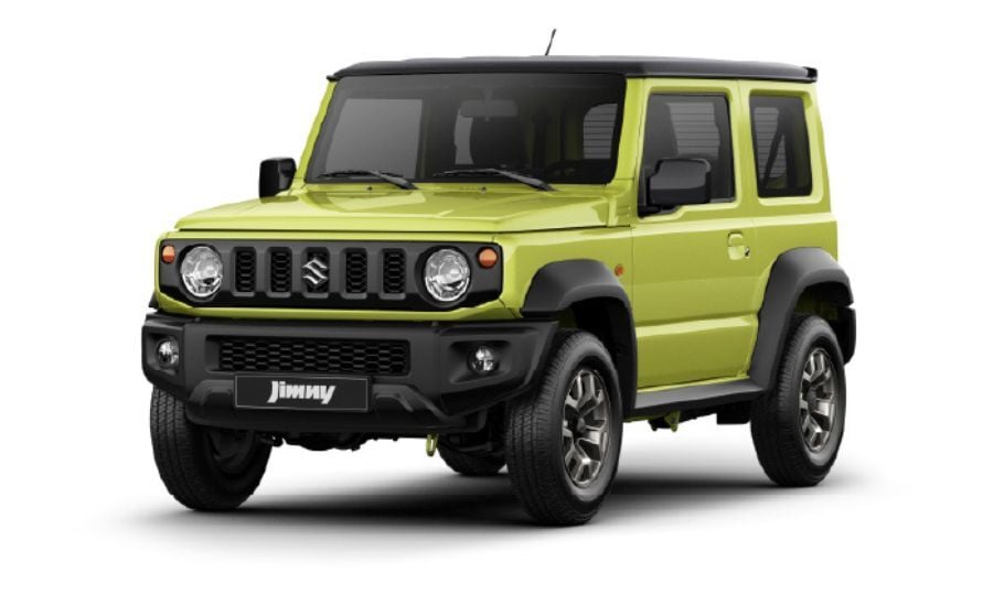 Jimny 3DR - Kinetic Yellow & Midnight Black Pearl